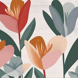 Luxuriant Blossoms by Color Square