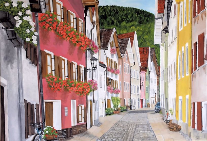 Altstadt Füssen von Veronika Metasch