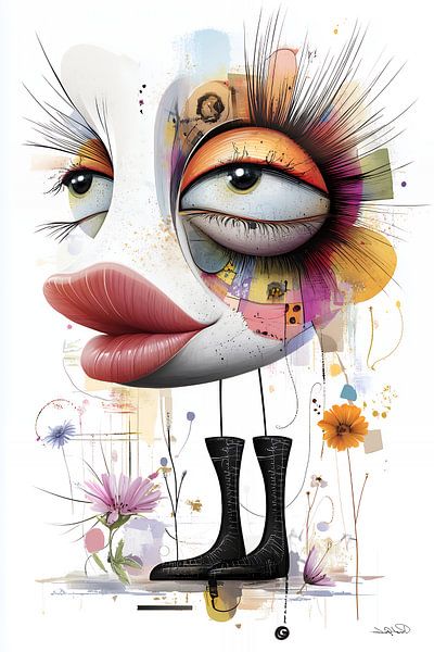 artful and funny whimsical caricature by Gelissen Artworks