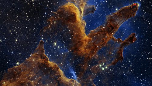 James Webb Telescope pillars of life.