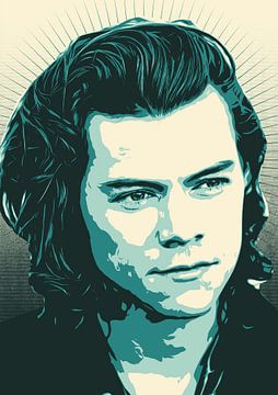 Harry Styles im Retro-Look von Bert Hooijer