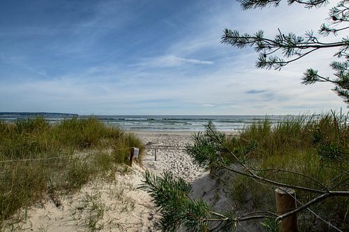 Prora strandopgang, eiland Rügen
