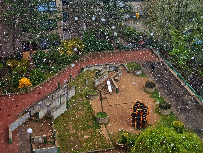 het sneeuwt van Edgar Schermaul