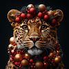 Leopard in Weihnachtsstimmung von ArtsbyPol