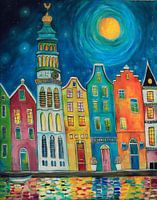 Middelburg colorée la nuit...