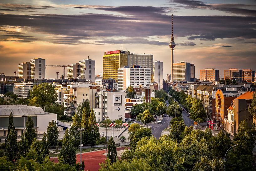 Berlin am Abend von Munich Art Prints