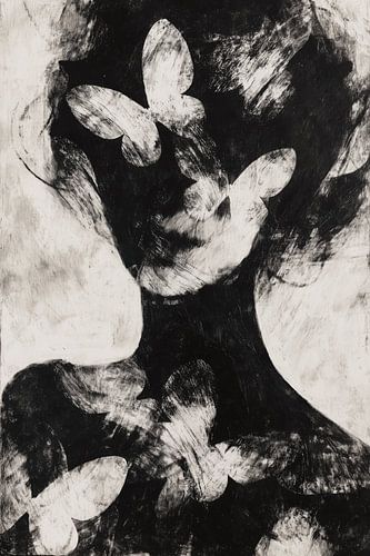 Butterfly Portrait Silhouette I