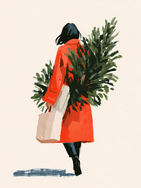 Carrying the Christmas Tree Home by Mosaic Dialogue