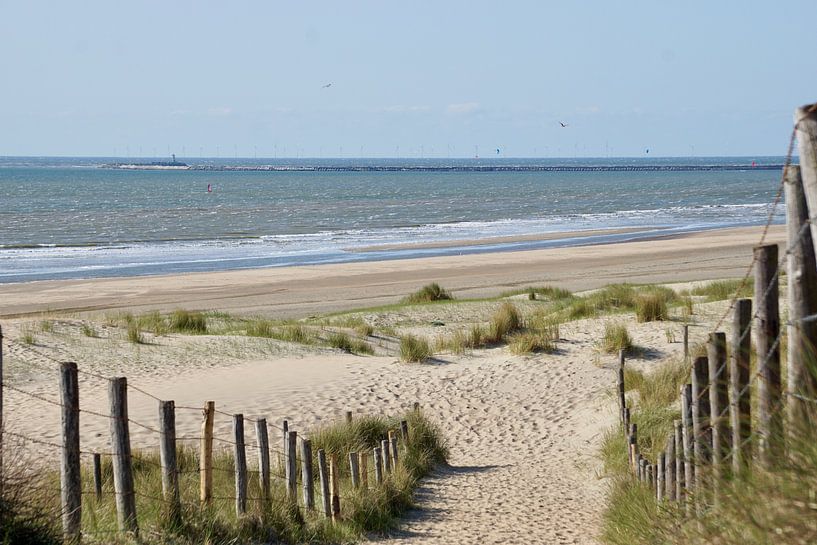 Strandeingang Bloemendaal aan Zee von Femke Looman