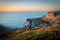 Bike at sea