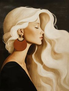 Golden Waves, modernes Porträt