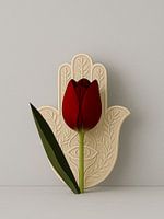 The tulip and the hand of Fatima
