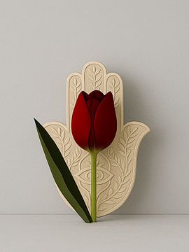 The tulip and the hand of Fatima