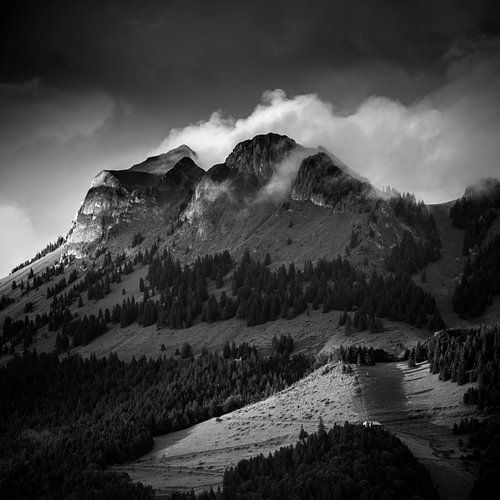 Einde van de storm op de Mont Billat van Antoine Berger