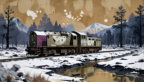 Locomotive on the move