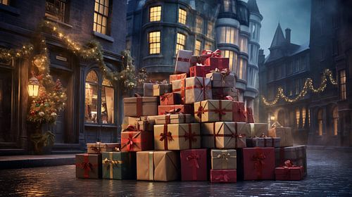 Diagonale Weihnachtsgeschenke von ArtsbyPol