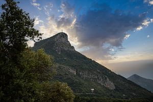 Vue sur la nature le long de la route côtière près de Salerne sur Fotos by Jan Wehnert