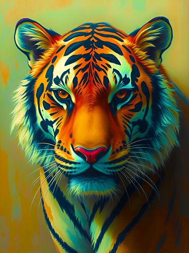 Majestueuze tijger - meesterwerk van dierenportretten