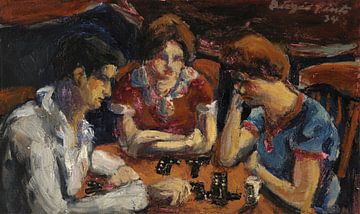 Biagio Pinto, joueurs de domino