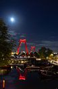 Rotterdam - Willemsbrug vanaf de Oude Haven van Harro Jansen thumbnail