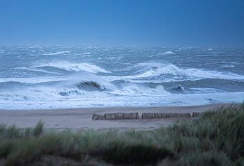 Rough seas on the Dutch coast