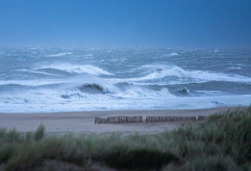 Mer agitée sur la côte néerlandaise sur Corné Ouwehand