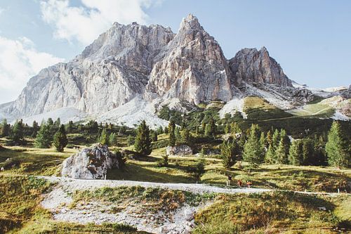 The Lagazuoi Piccolo in the Dolomites