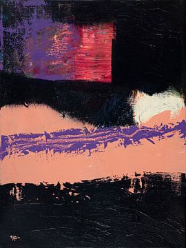 Lucky Purple | Abstract Art van ART Eva Maria