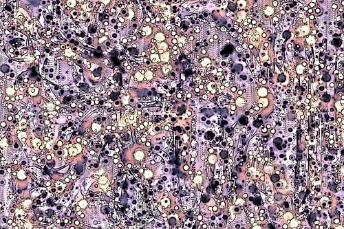 Abstract City Lights Lilac