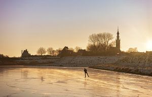 Patineur solitaire à Veere
