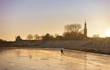 Lonely skater in Veere by Percy's fotografie