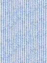 Visgraat behang "Zomer'' (abstract aquarel schilderij streepjes turquoise blauw handgemaakt fis van Natalie Bruns thumbnail