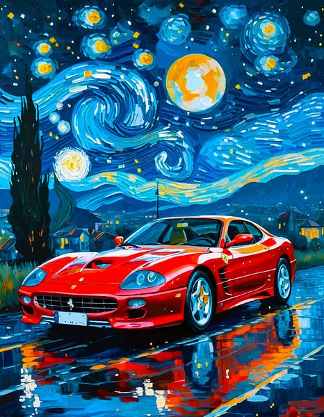 Ferrari 550 Maranello Sternennacht von MIROKKU
