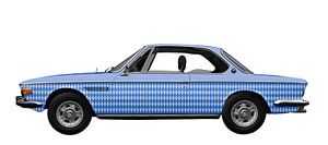 BMW 3.0 CSI en bleu bavarois