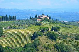 San Gimignano und Landschaft Toskana von My Footprints