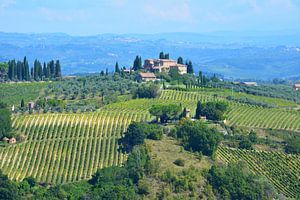 San Gimignano  en landschap Toscane van My Footprints
