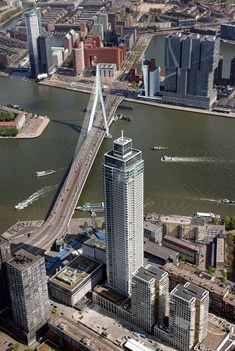 Aerial photo Rotterdam Zalmhaventoren