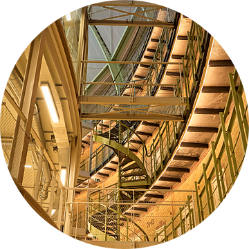 Interieur Koepelgevangenis in Haarlem van Rob Boon