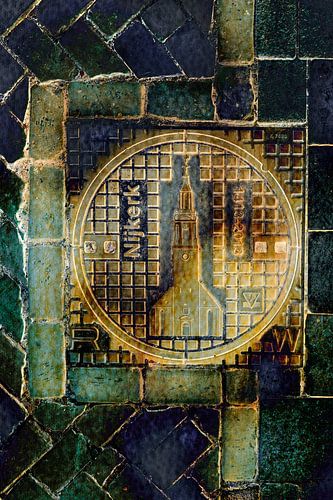 Manhole Cover. Nijkerk. Industrieel.