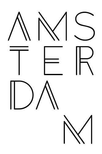 Amsterdam stadsmotief typefout