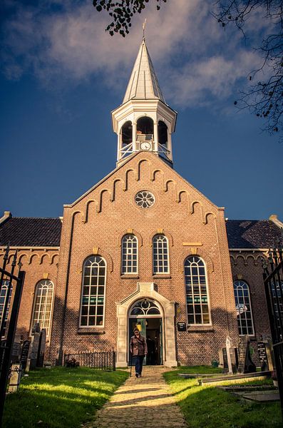 Hervormde kerk van Midsland op Terschelling van Sven Wildschut