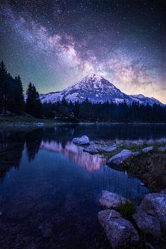 Lac d'Arnise de nuit