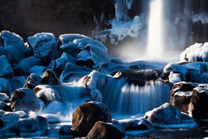 Öxarárfoss waterval (IJsland) sur Marcel Antons