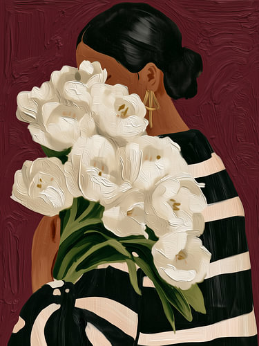 Woman with Flowers