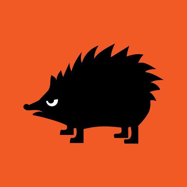 Angry Animals - Hedgehog by > VrijFormaat <