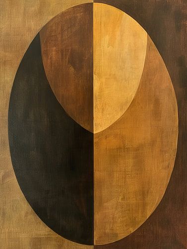 Œuvre d'art minimaliste abstraite