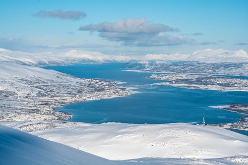 Winterlandschap bij Tromso