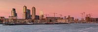 Panorama maashaven Rotterdam van Ilya Korzelius thumbnail
