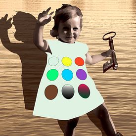 Delfter Blau und Polka Dot von True Color Stories