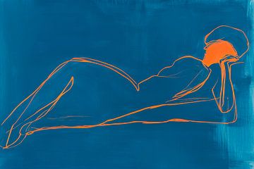 Reclining figure by Poster Art Shop